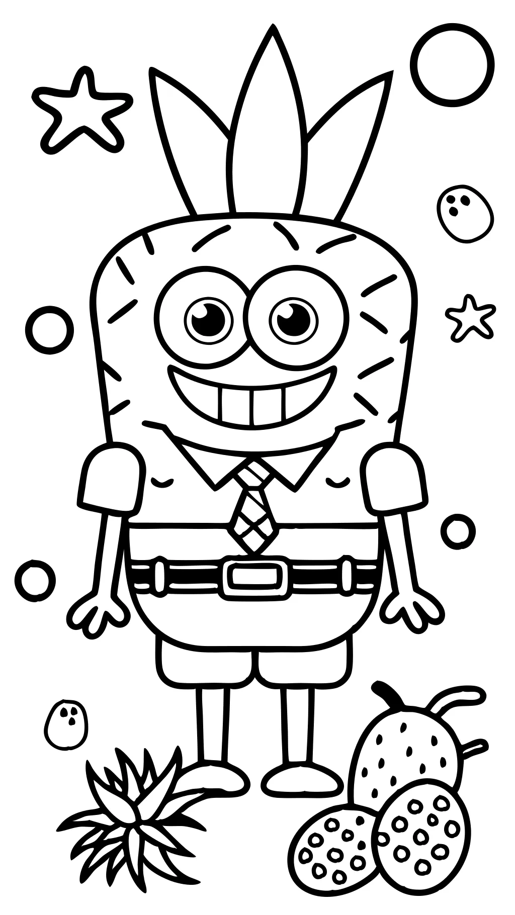 Spongebob Squarepants Coloriage gratuit